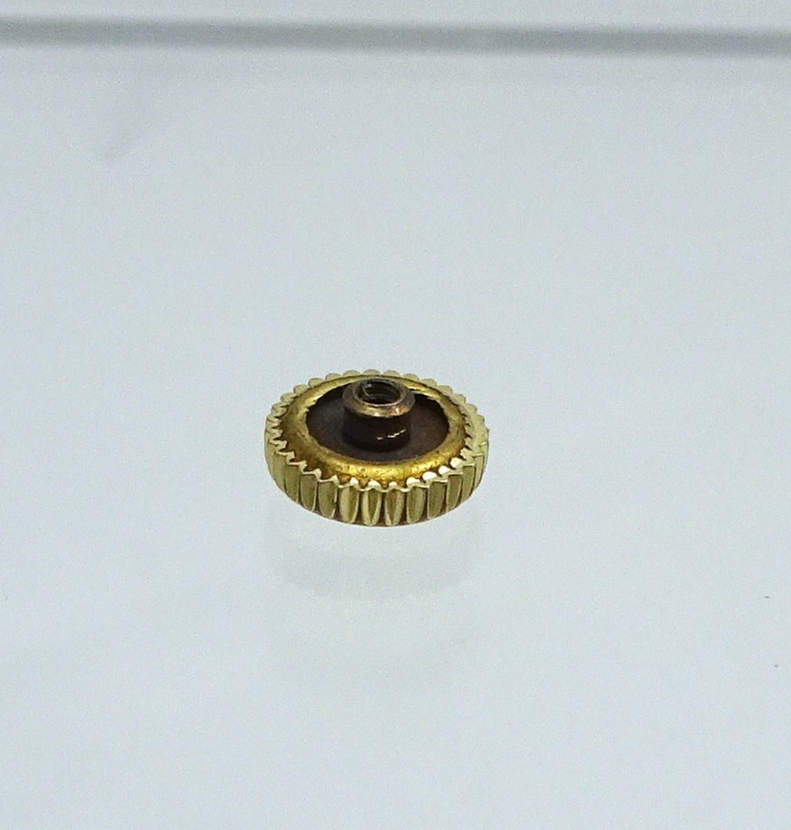18k Rolex Cellini 17 Jewel Winding Button 4.3mm Gold Crown Watch 1400 1300 Part