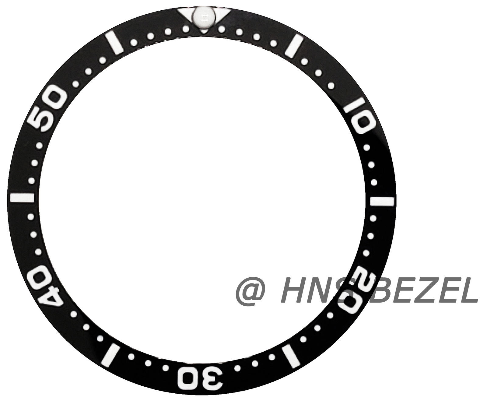 BLACK CERAMIC BEZEL INSERT FOR SEIKO 6105 8110 7002 6309 7S26 0020 6306 SKX007 