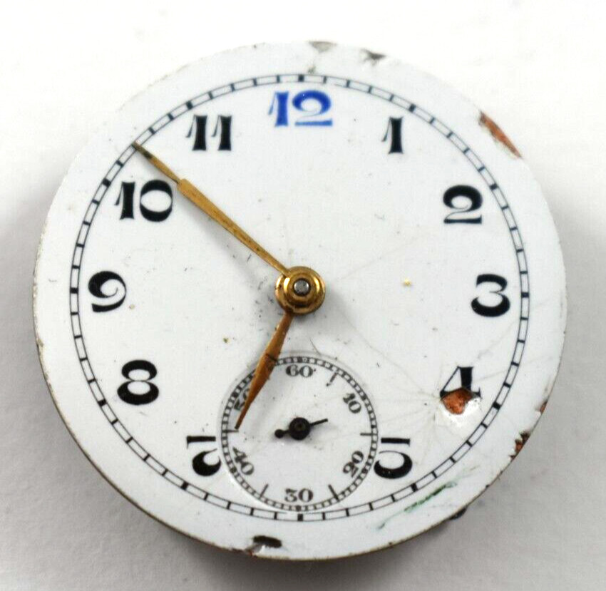 Vintage Unbranded Swiss Made 27.12mm Wrist Watch Movement lot.wk