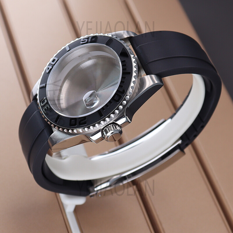 40mm Stainless Steel Watch Case nh35 Strap Ceramic Bezel For Seiko Nh36 Eta 2824