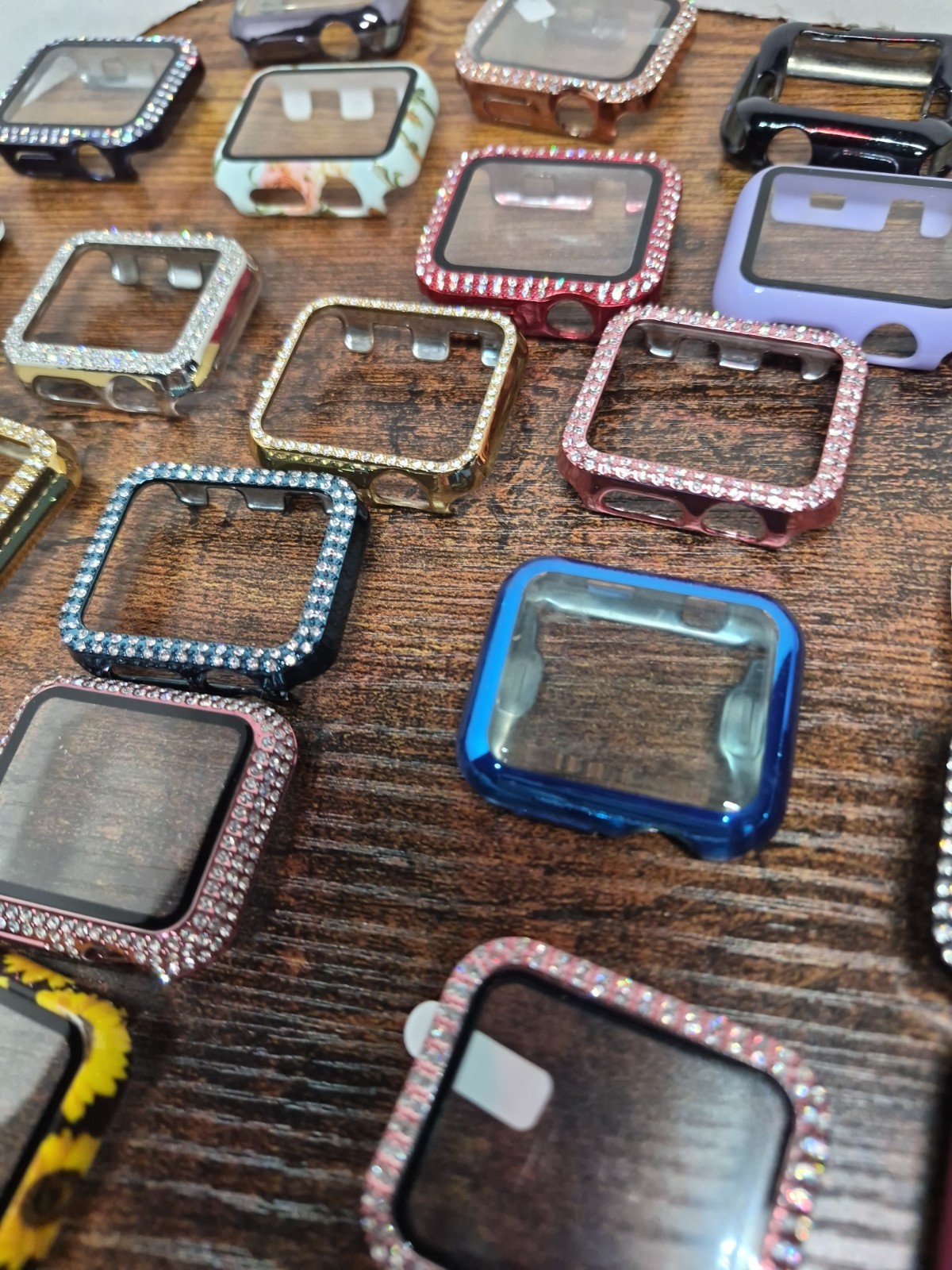 Lot Of 31 Apple Watch 3 Covers. Some Silicone, Some Plastic