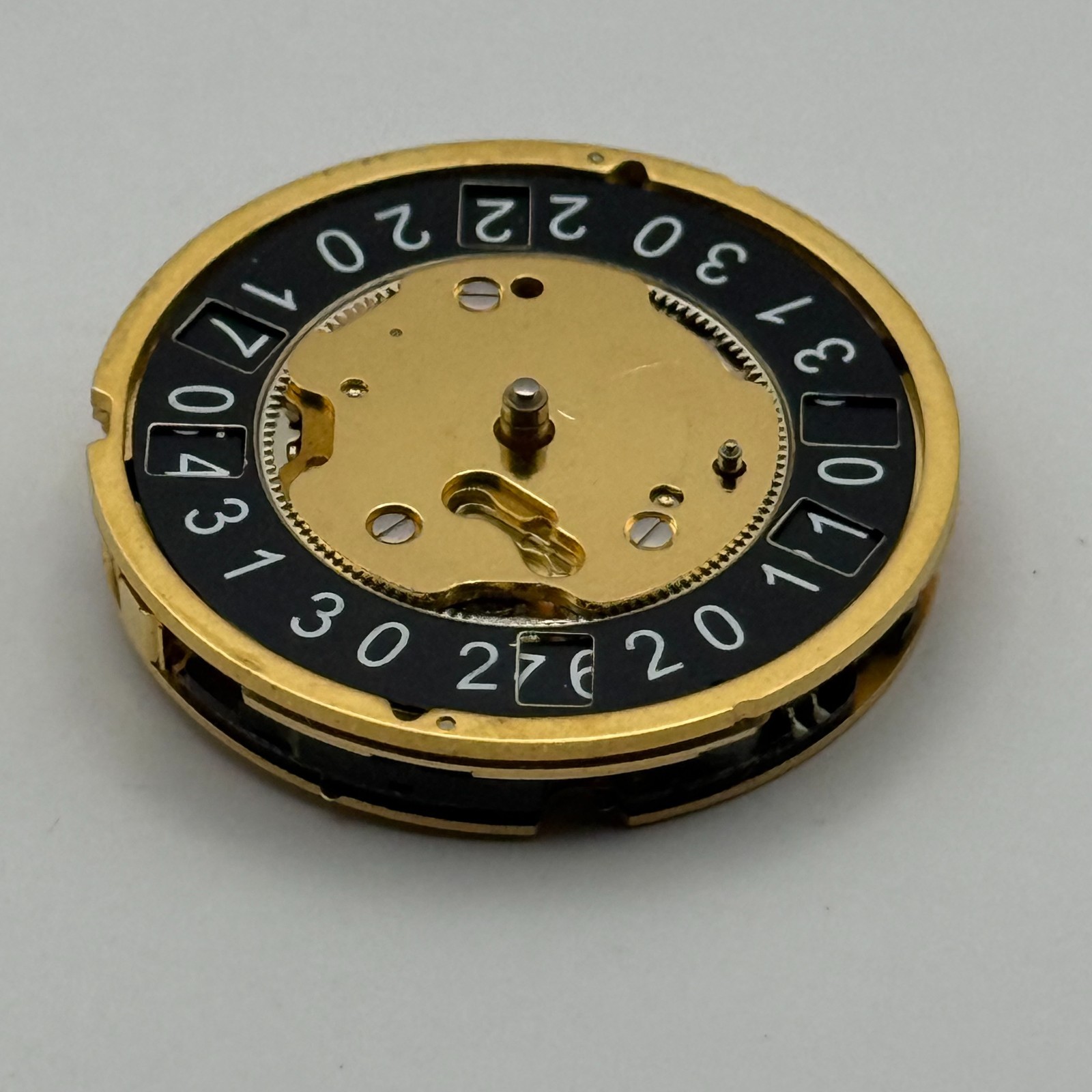 Ronda 4120.B Watch Movement Quartz Swiss Black Date 7 Jewels Parts Repair 28.5mm