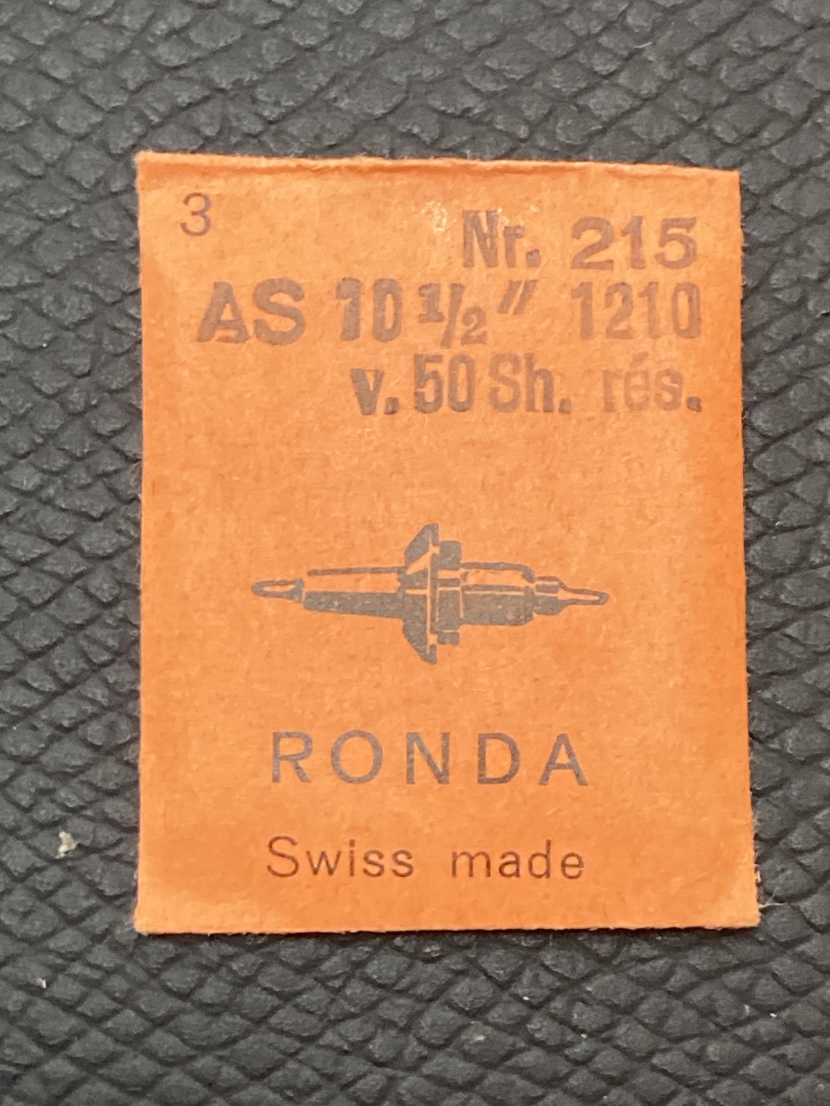 AS 1210 RONDA #215 Sealed Pack of 3 Balance Staffs