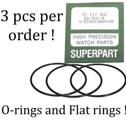 O-Ring Gasket For ROLEX Submariner, GMT, Datejust, Daytona, Explorer and TUDOR