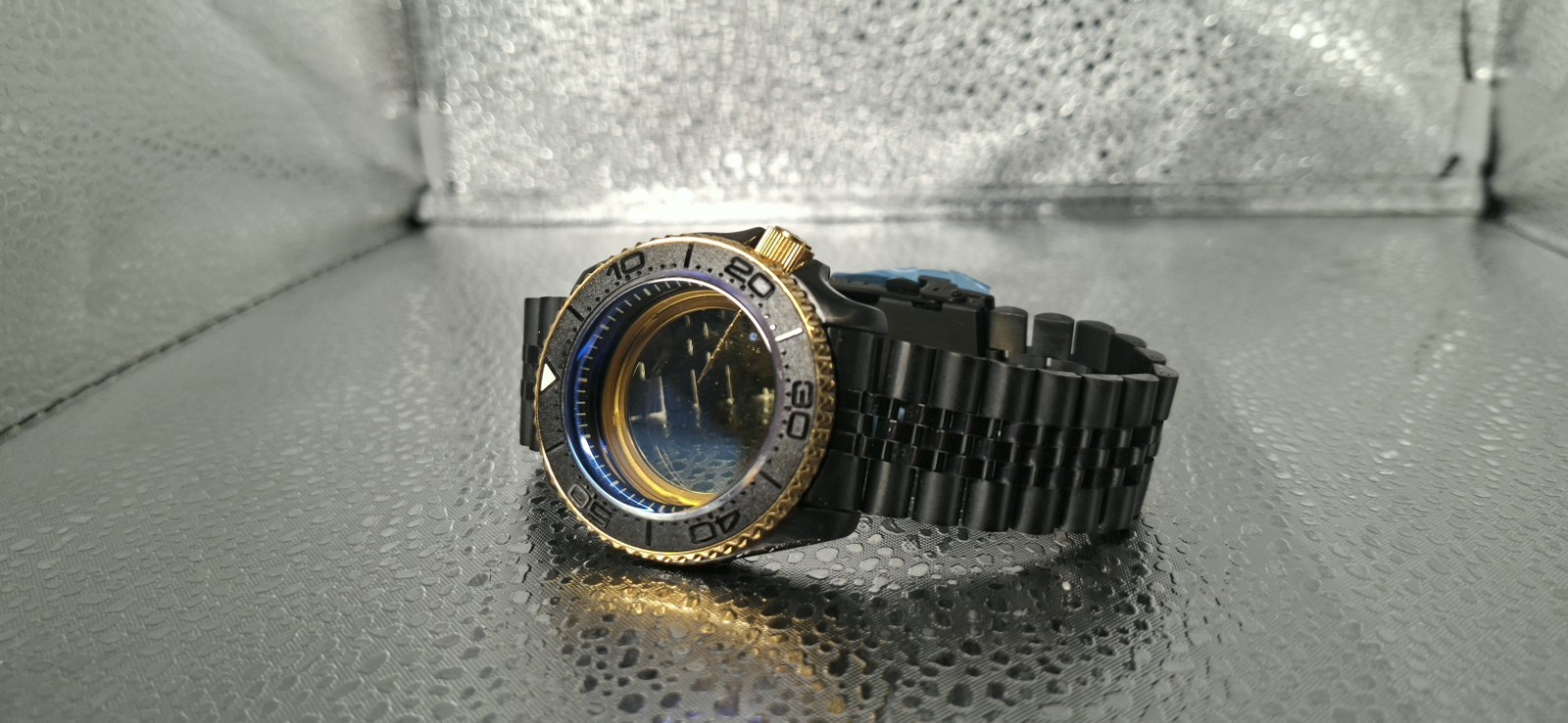 42mm Sapphire Crystal Watch Case Bezel Fit 3.8 NH35 NH36 SKX SK SRPD