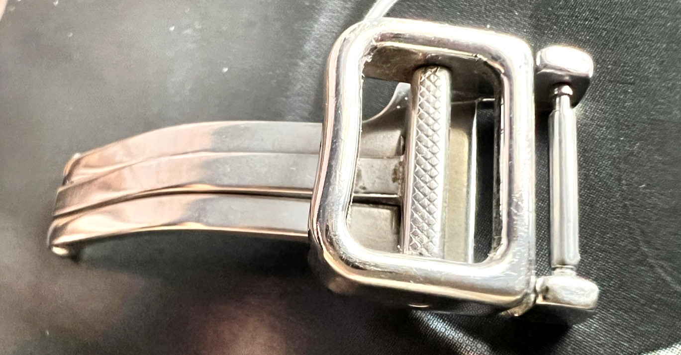 EBEL Watch Folding Clasp Buckle Women 12mm Stainless Steel Authentic Swiss EXCEL