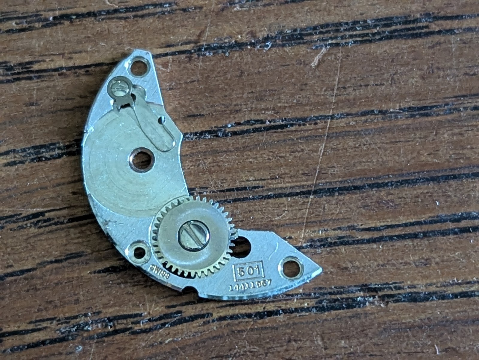 Partial Longines Admiral Cal 501 Movement/Dial/Hands, Good Balance #S498