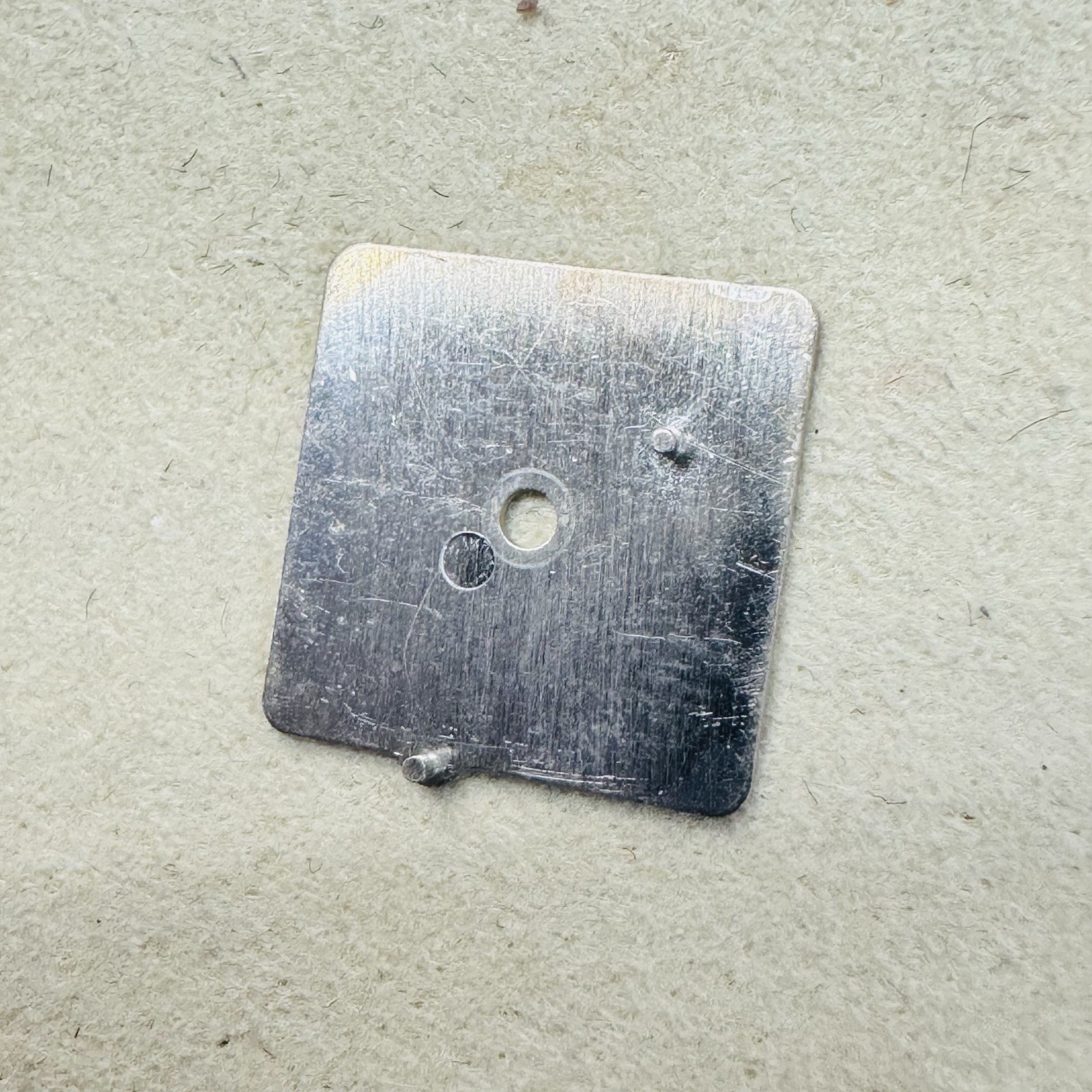 Cartier Panthere Small Square White Dial Part for Repair 13.5×13.3mm