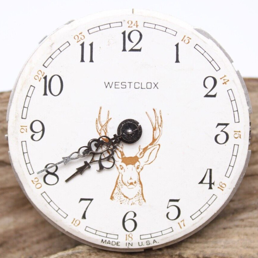 WESTCLOX USA POCKET WATCH MOVEMENT43.9mm FOR SPARES OR REPAIR (TA)