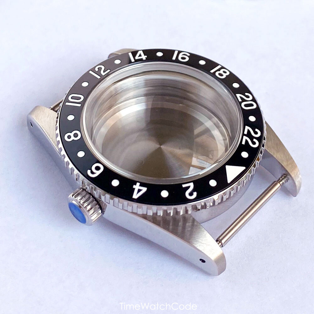 Dive GMT Watch Case for NH34 NH35 NH36 NH38 NH70 ETA2824 PT5000 Sapphire Crystal