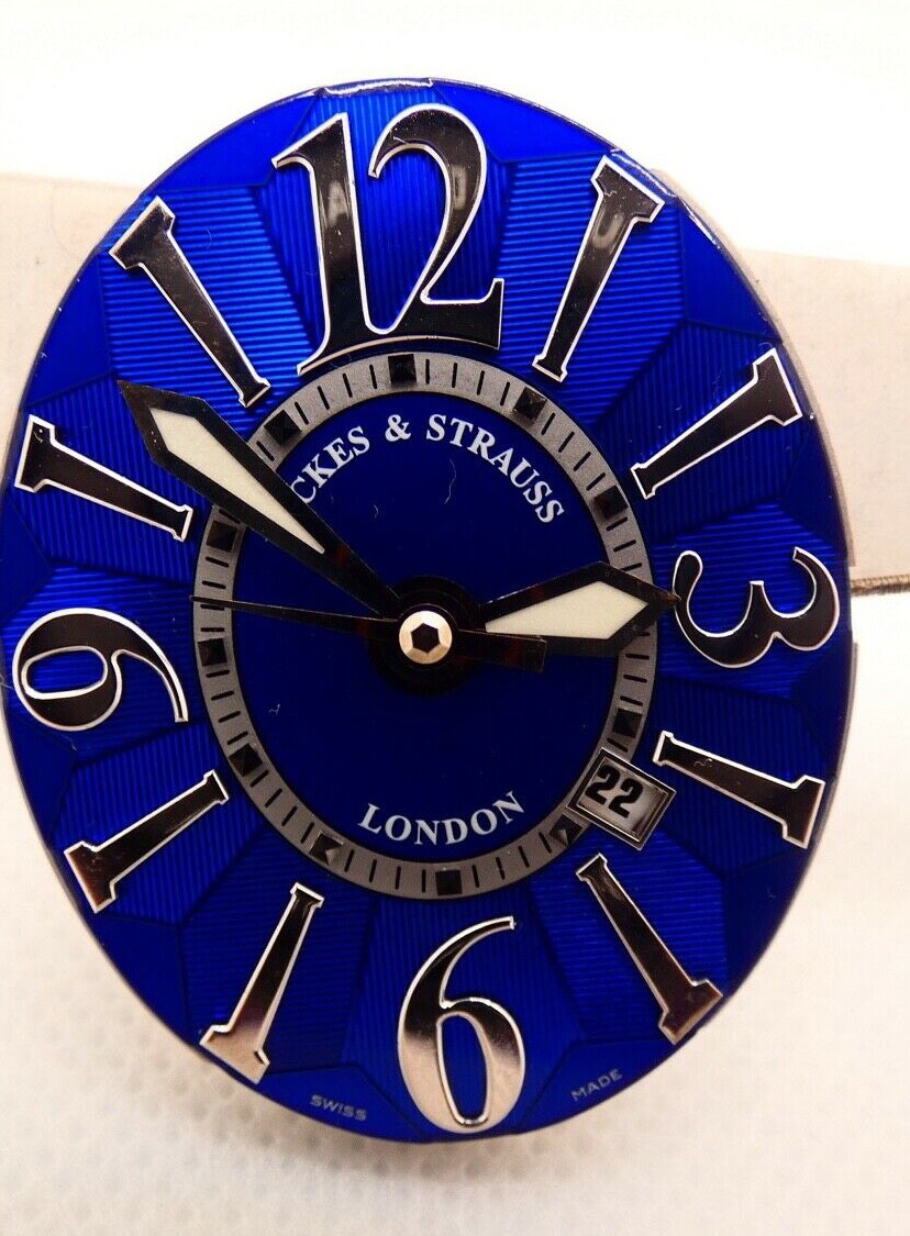 franck muller movement Automatic Blue bis dail GENUINE 100% working 1A
