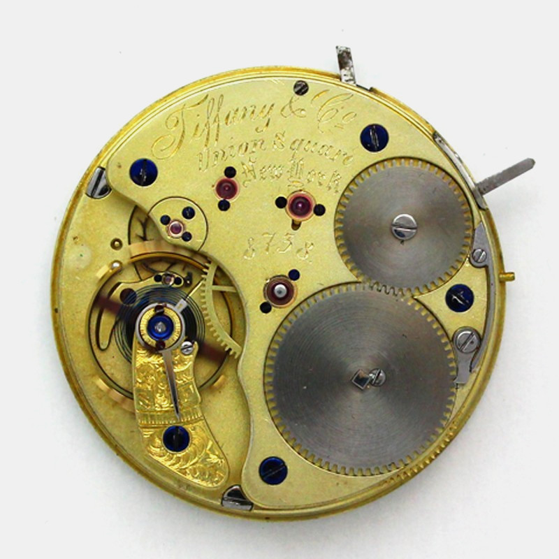 Tiffany & Co. New York by A. Lange & Sohne Pocket Watch Movement ca. 1870’s