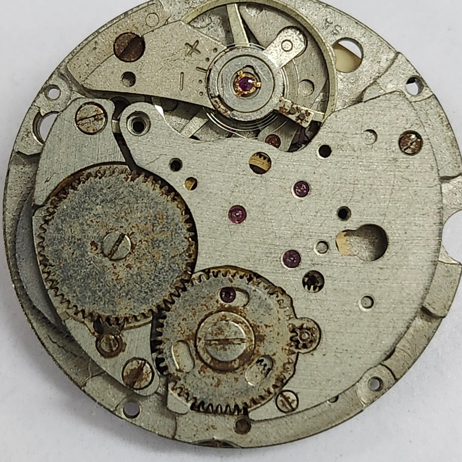 Soviet USSR Slava Caliber 2414 Watch Movement | 21J Twin Barrel | For Parts/Repa