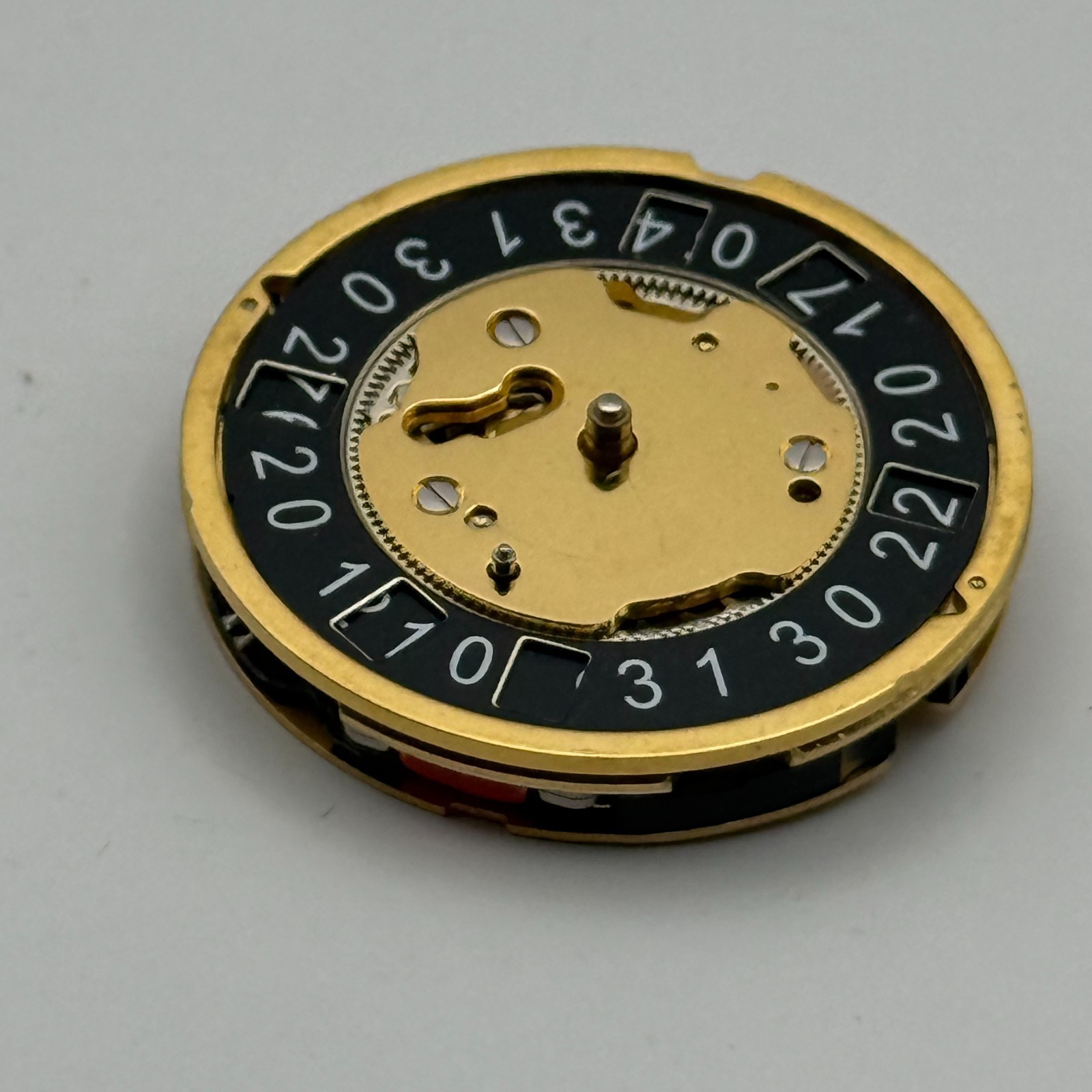 Ronda 4120.B Watch Movement Quartz Swiss Black Date 7 Jewels Parts Repair 28.5mm