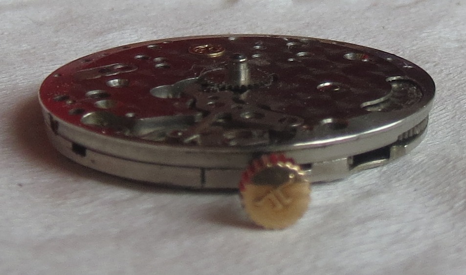 Jaeger LeCoultre mens wristwatch movement caliber 818, 21 mm. in diameter