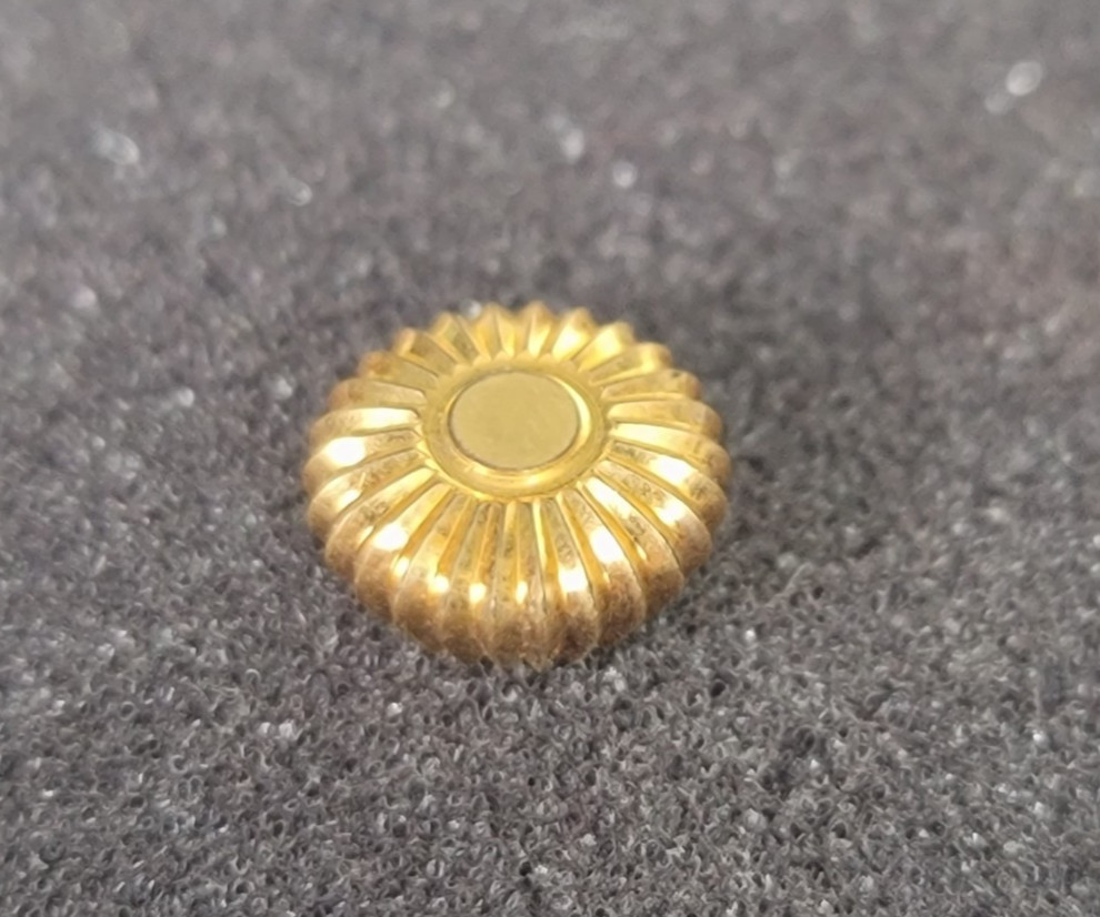 Vintage Pocket Watch Crown Gold Filled 10mm Diameter 5mm Height 7mm Opening F29f