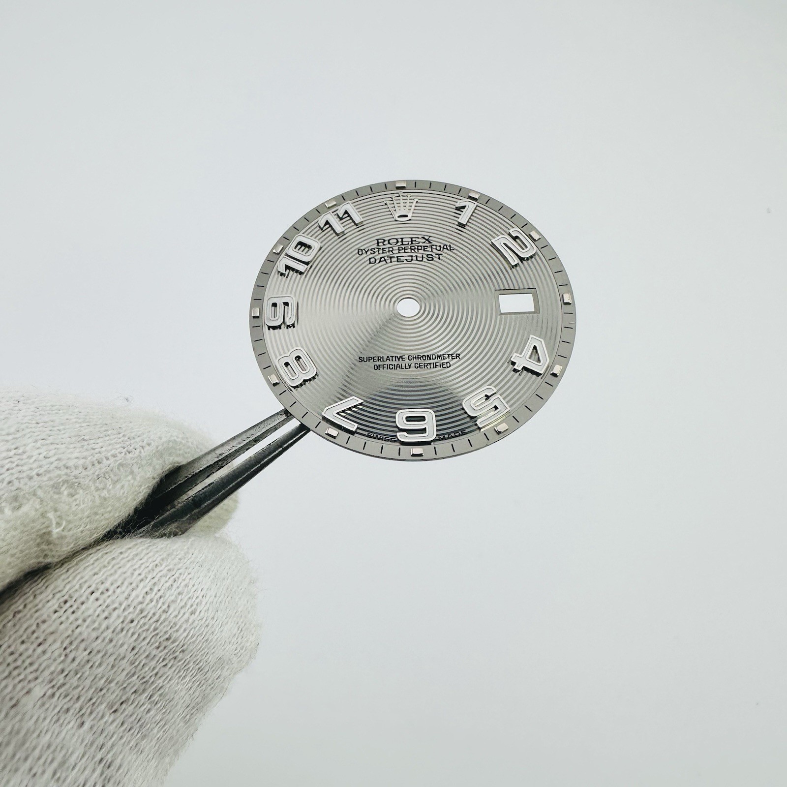 EXC Rolex Silver Concentric Arabic Dial 36mm Datejust 16030 16014 16220 16234