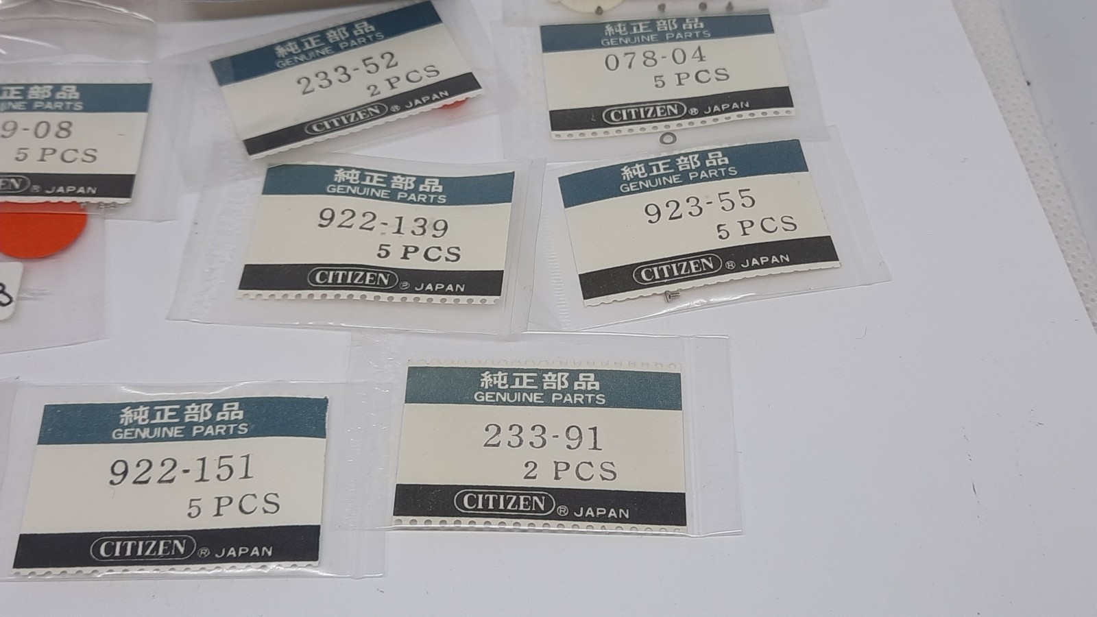 Small Lot of Vintage Citizen Watch Parts 1980′ / 1990′