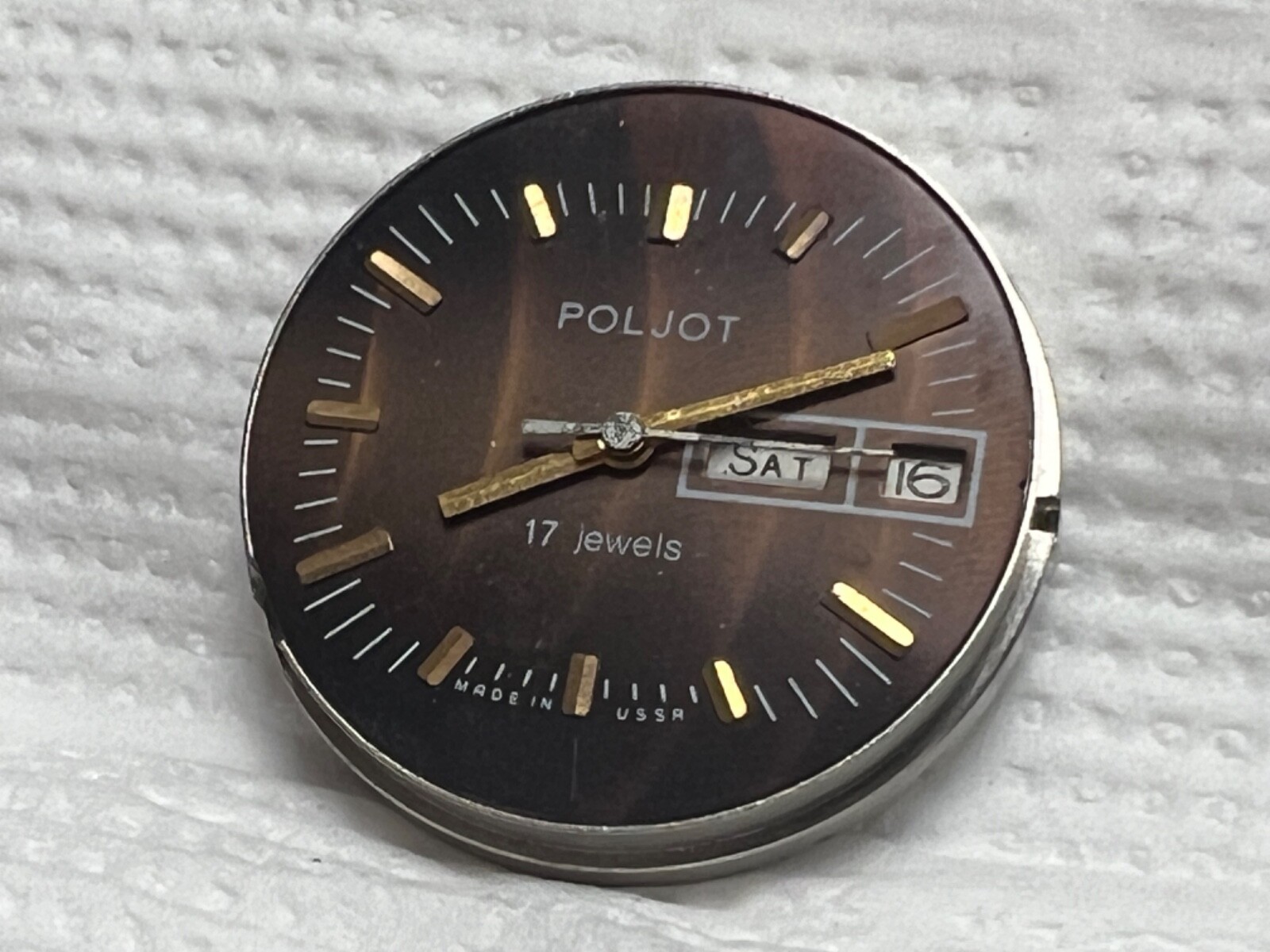 VINTAGE USSR Made POLJOT Watch Movement Cal. 2628.H