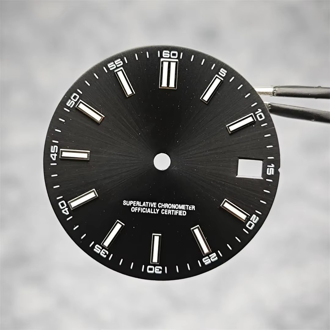 28.5mm Log Watch Dial BGW9 Luminous for NH35 NH36 Movement Mod Parts Free Ship