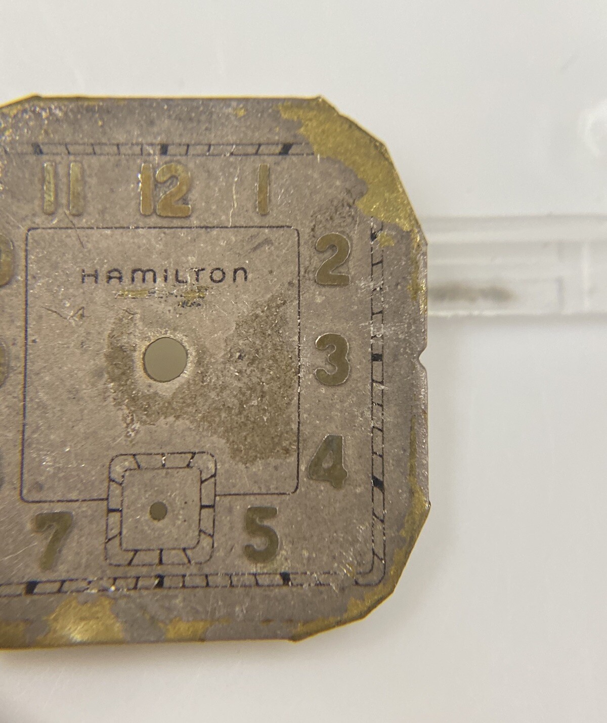 Original Vintage Hamilton Caliber 987F Dial