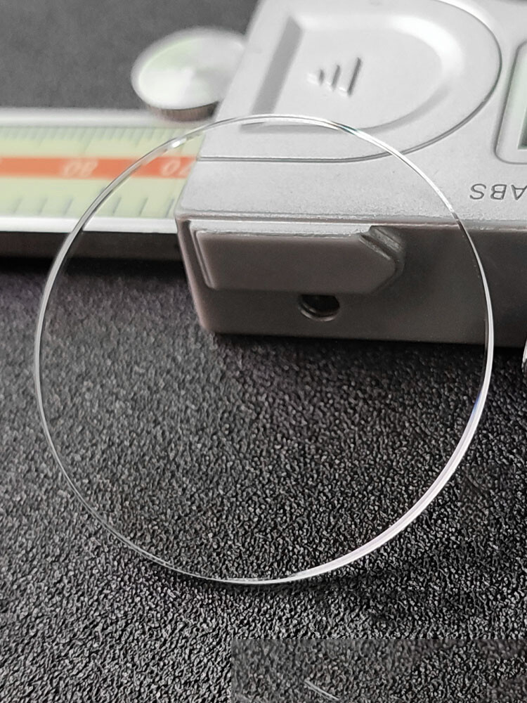 Mineral Glass Double Convex Crystal 30-41mm Diameter 1-2mm Thickness