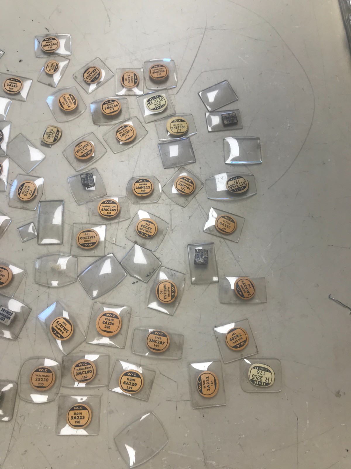 WC Vintage Watch Crystal lot #82