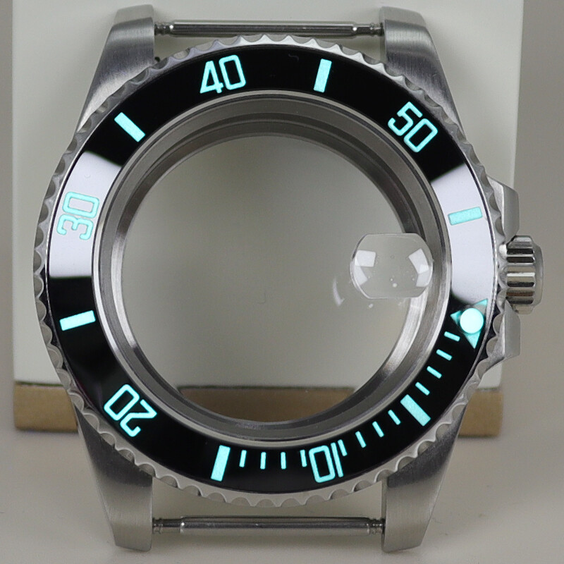 40mm Diver Watch Case Sapphire 3C Luminous Ceramic Bezel Seiko Nh35 2824Movement