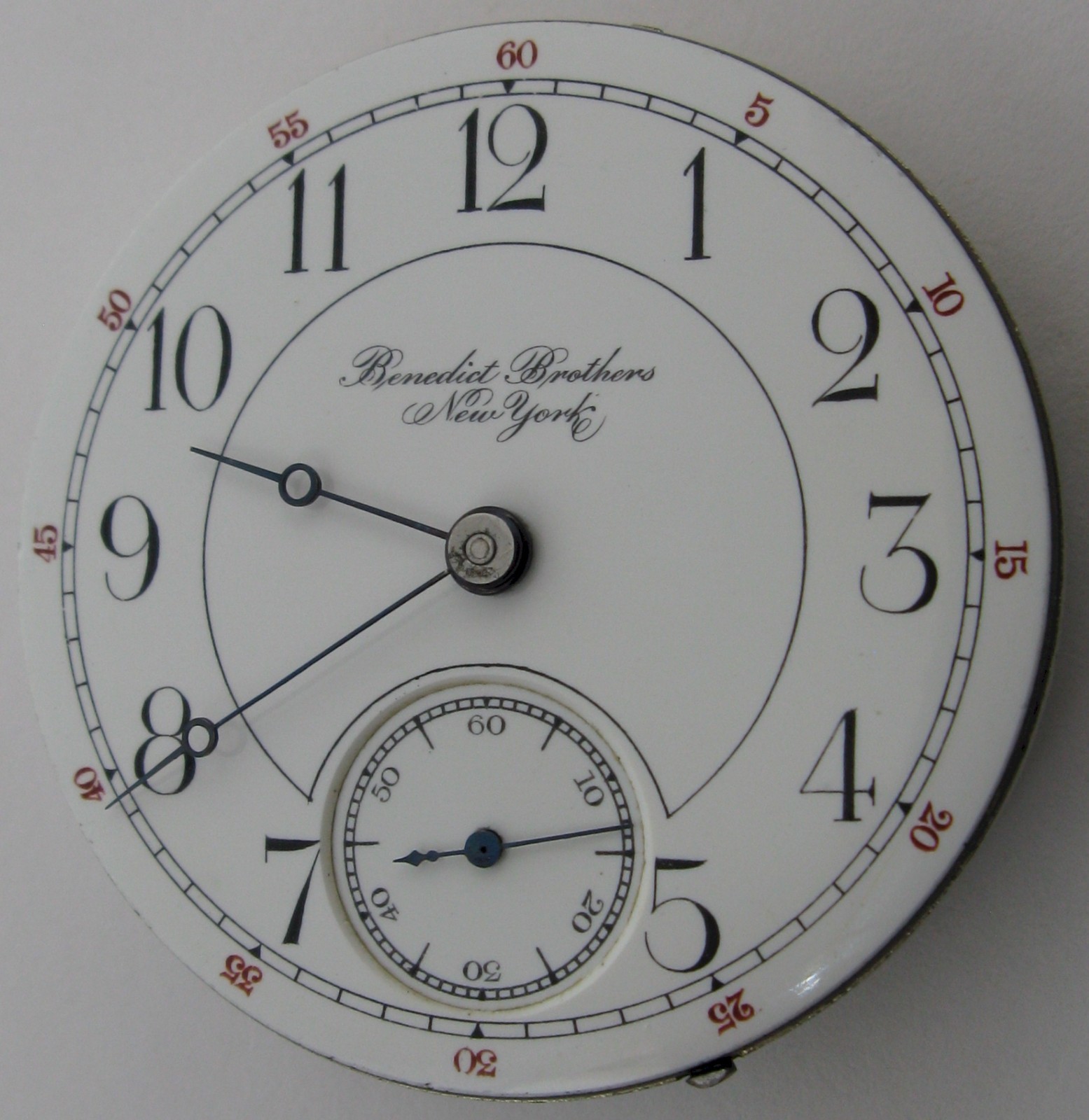 Illinois 18s Benedict Bros. New York 15 j. Pocket Watch Movement for project HC