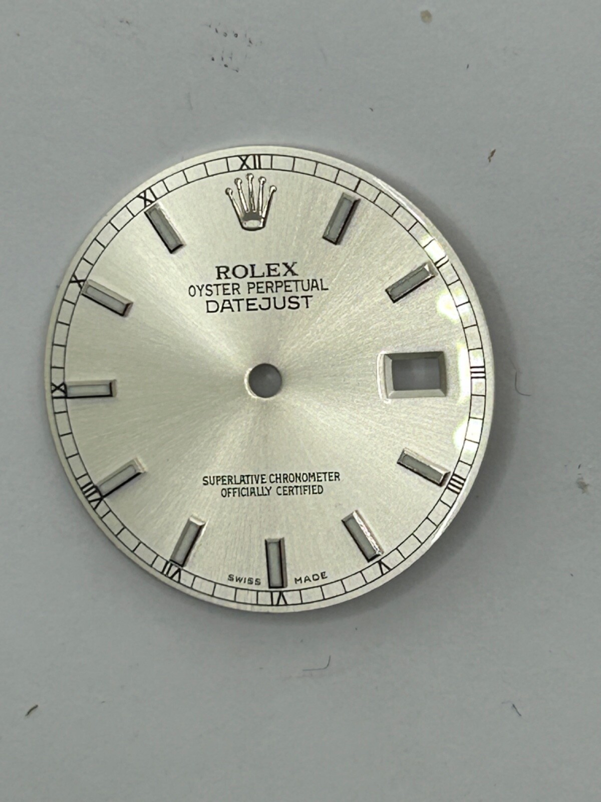 NEW Original Rolex Datejust 116200 Silver Dial with Roulette Date from 2019