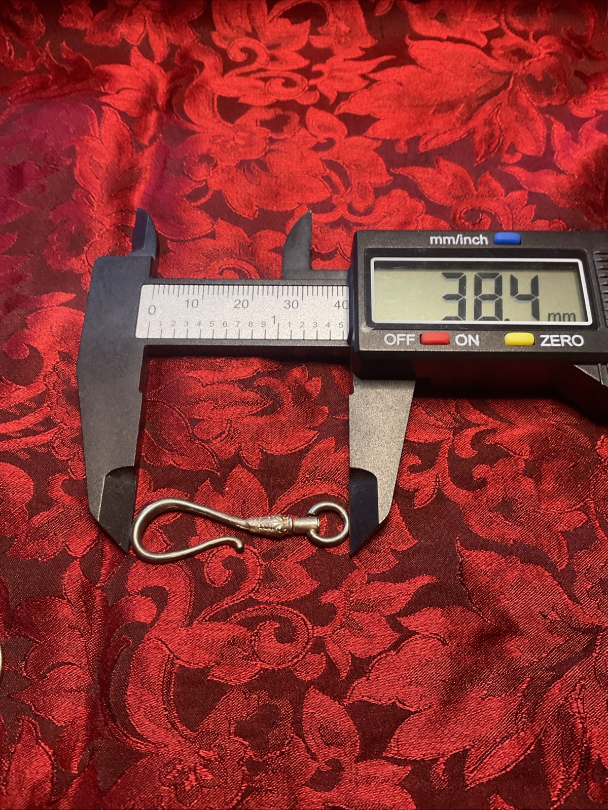 925 Silver Hook Clasp Ring Clip Fastener Watch Chain Necklace Vintage