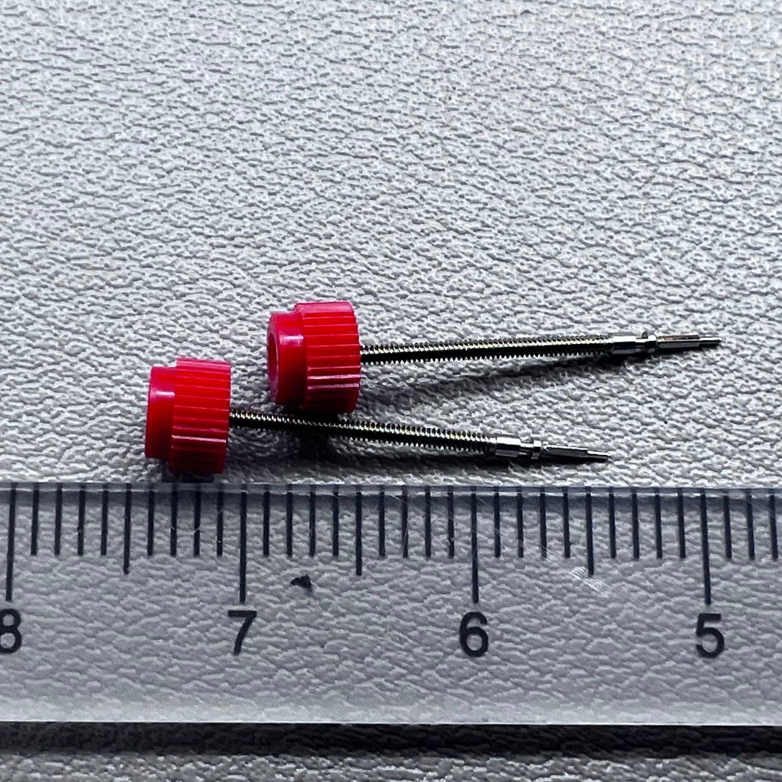 2 PIECES Watch Winding Stem Original.405 FIT FOR ETA 902.002 Movement