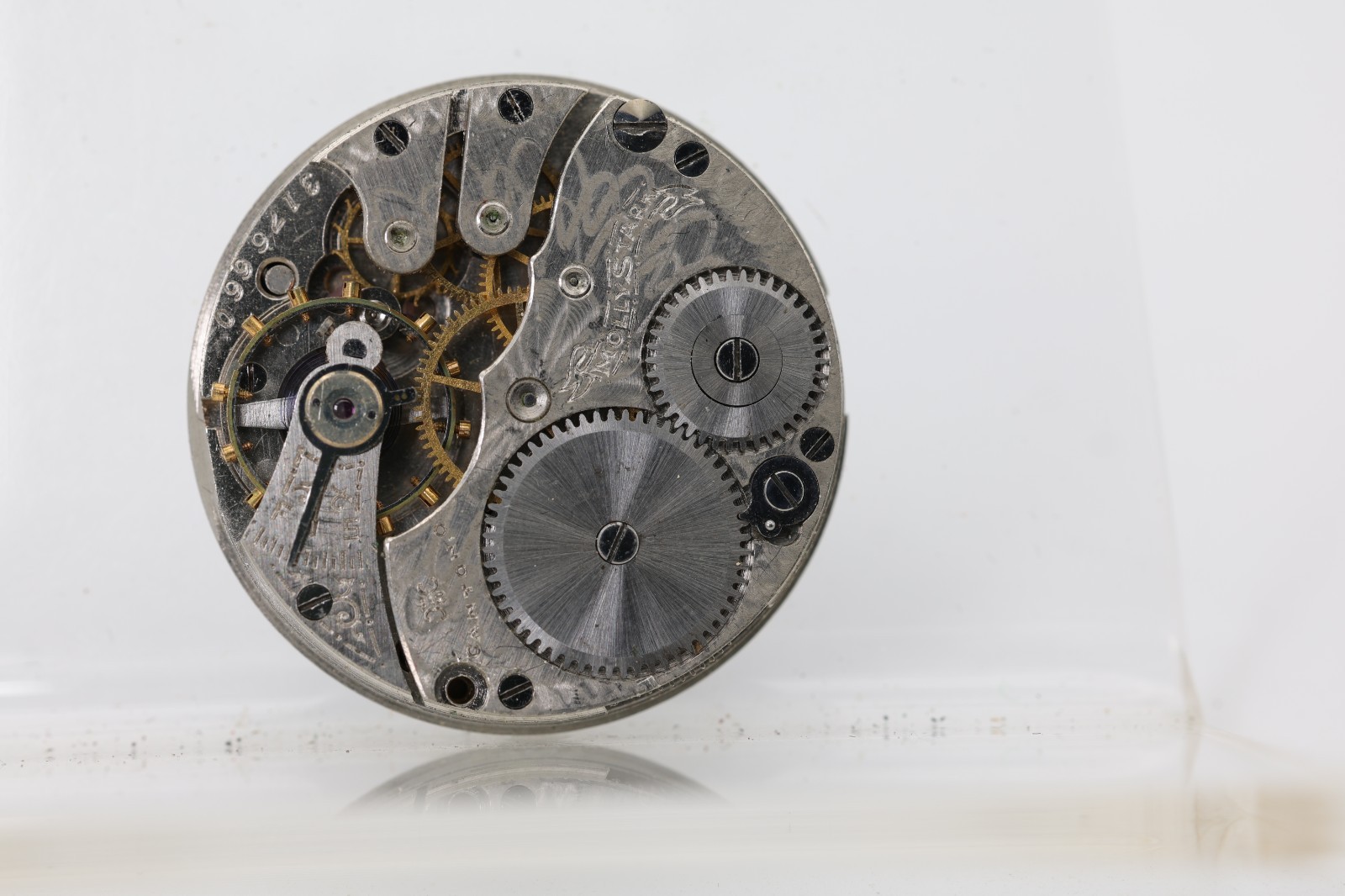 HAMPDEN MOLLY STARK TRENCH 3/0s 7j 3176660 WRIST WATCH MOVEMENT FOR REPAIR (JU)