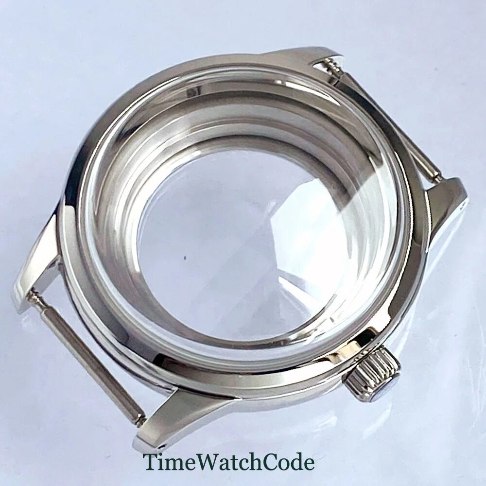 316L Watch Case for NH35 NH38 ETA2824 PT5000 10ATM Domed Sapphire Crystal 40mm
