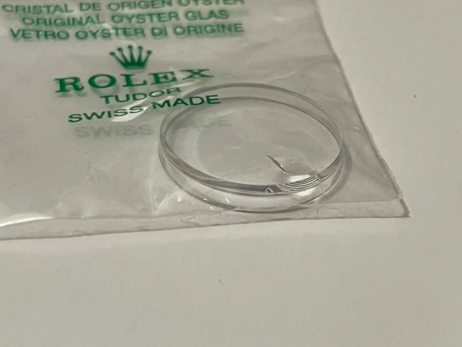 Rolex Tudor Acrylic Crystal new/sealed 25-101 – Authentic Rolex Watch Crystal