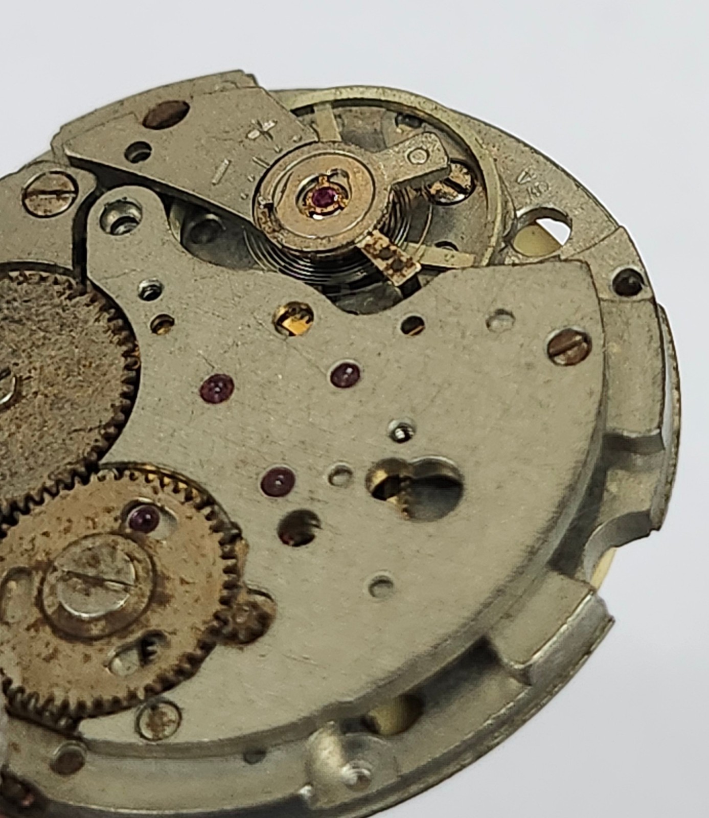 Soviet USSR Slava Caliber 2414 Watch Movement | 21J Twin Barrel | For Parts/Repa