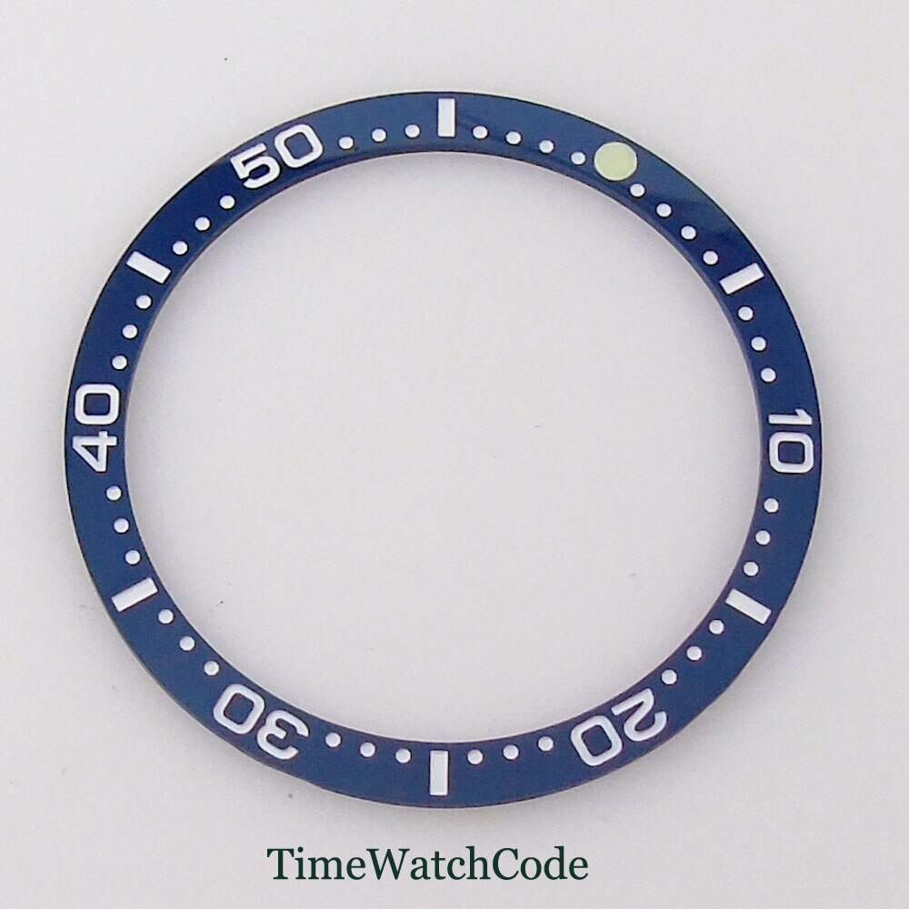 39mm*32.7mm Flat Ceramic/Aluminum Bezel Insert Watch Ring Fit 62MAS Accessory