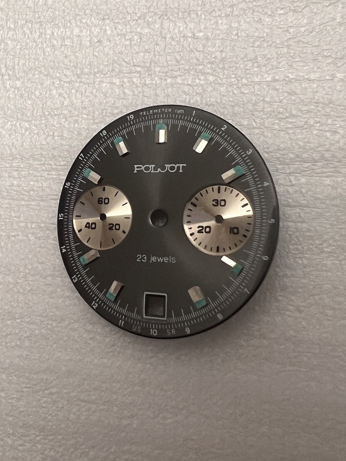 Chronograph 3133 Movement (USSR) Poljot Dial.