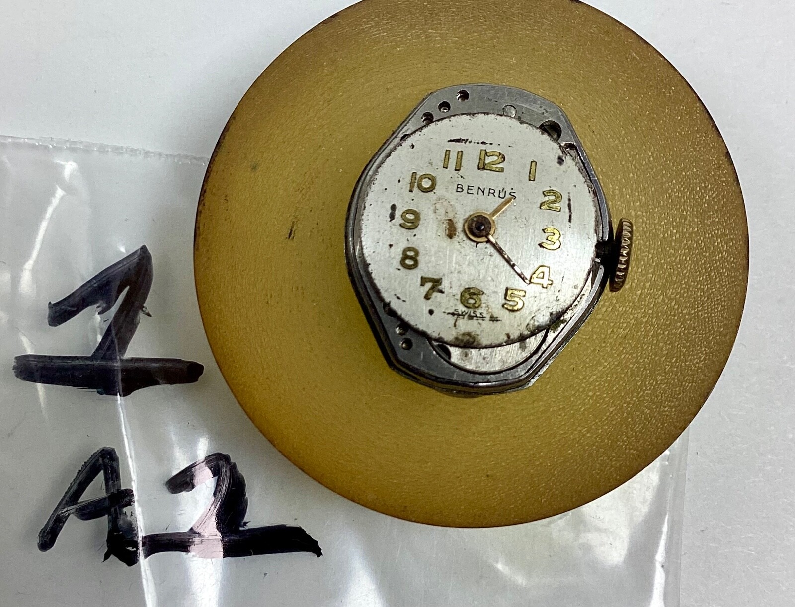 Vintage Benrus Watch Parts, Movements, Dials, Crystal You Pickem