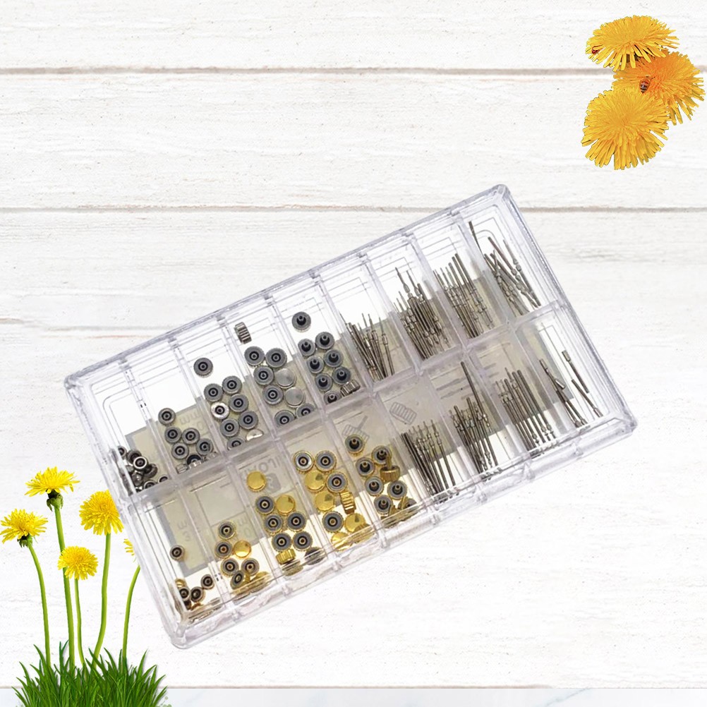 170Pcs Watch Spring Bar Repair Kit with Assorted Colors and Watch Tubes