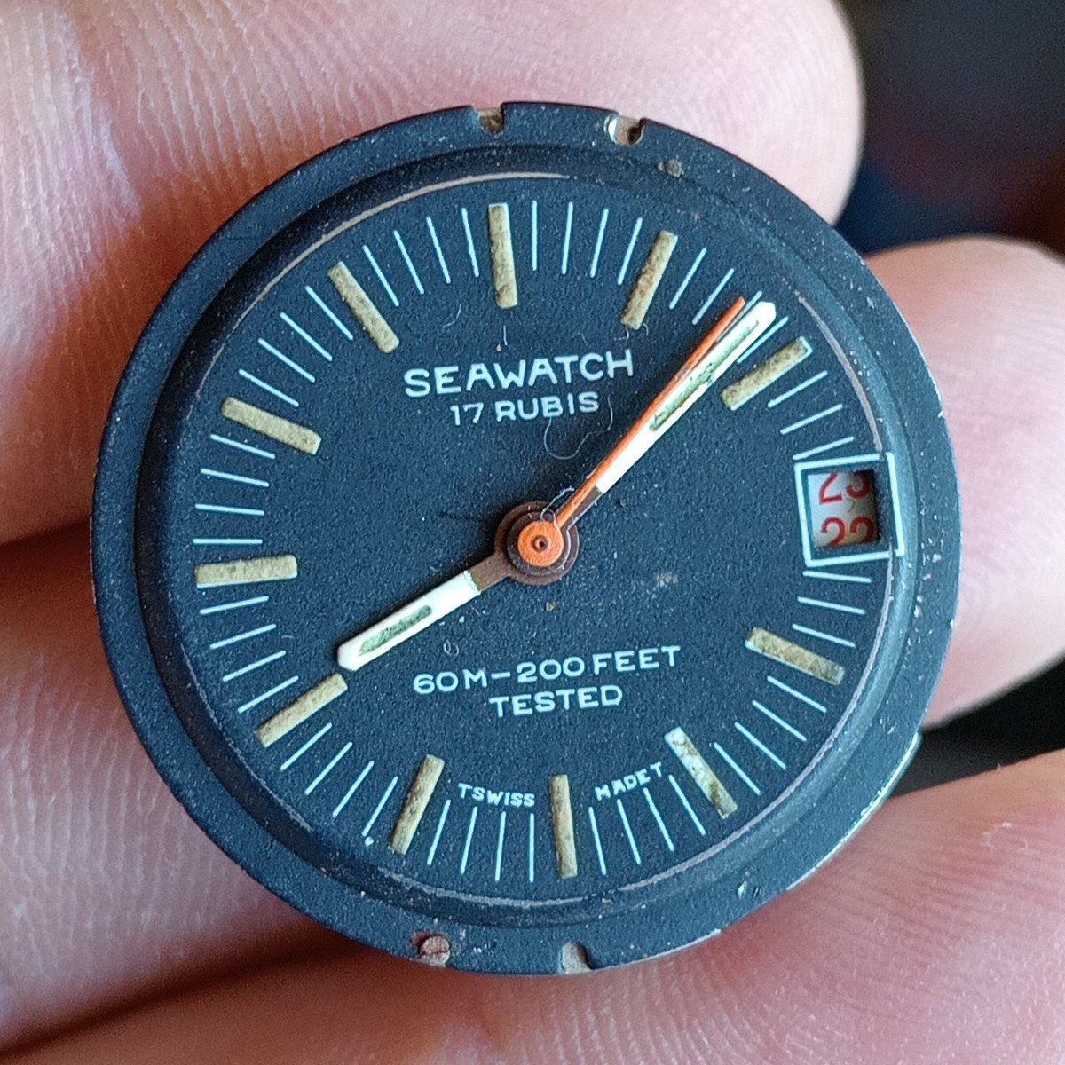 EB 8800 – SEAWATCH, Watch Movement parts. Vintage For Replacement Part