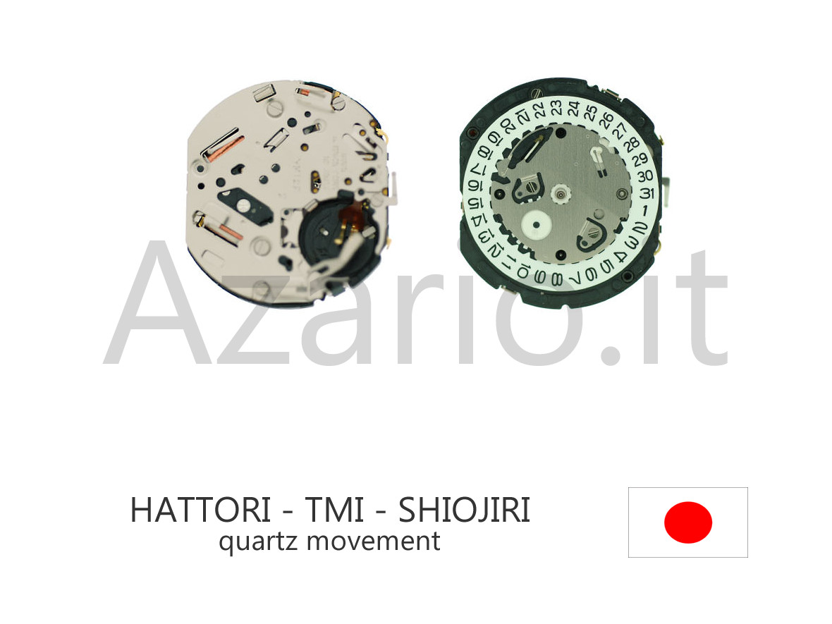 Hattori YM12 Shiojiri TMI Seiko movement quartz watch Japan quartz movement