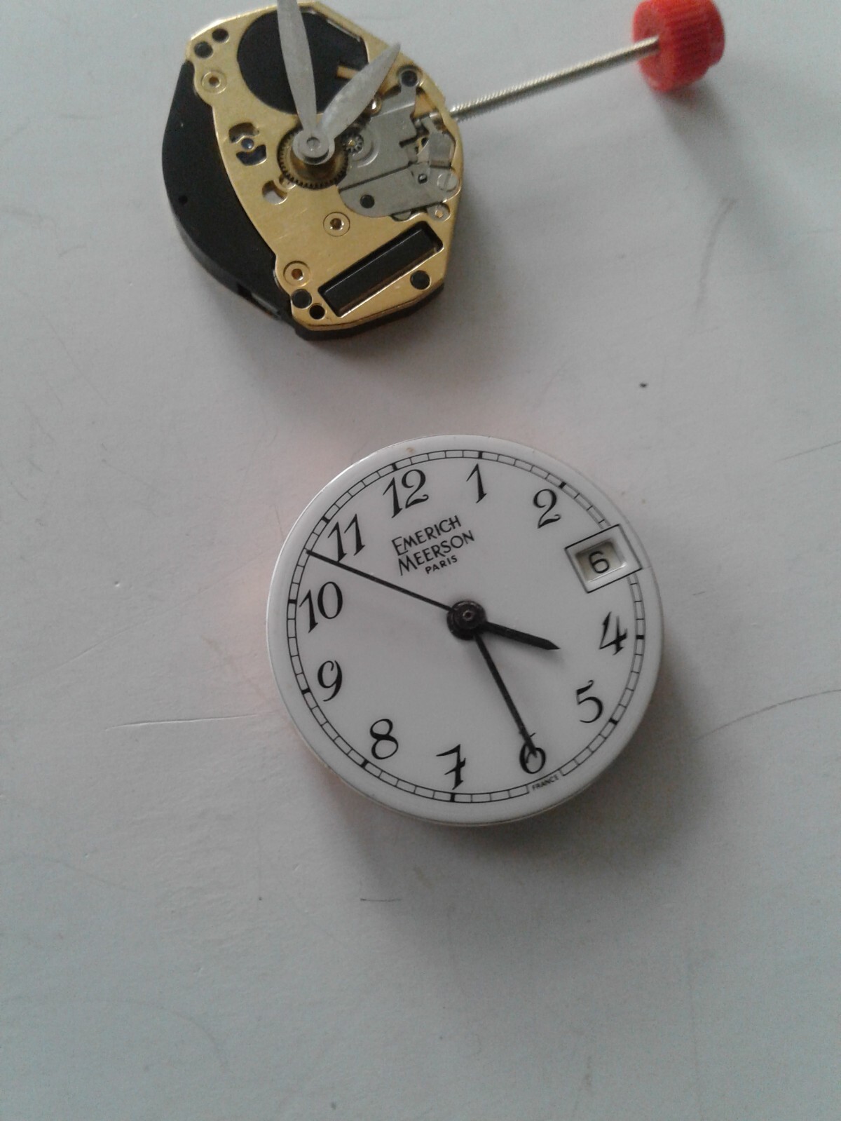 Lot OF 2 Eta 256.111, 902.002 MOVADO WITH HANDS Quartz Swiss WORKING Movement