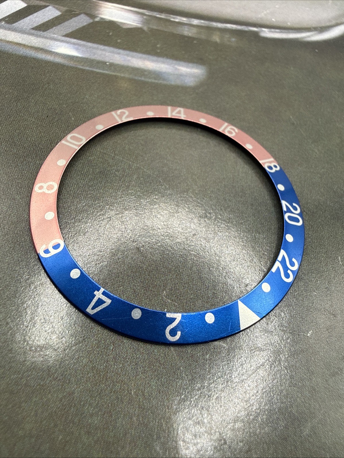 Genuine Rolex GMT Master Pepsi Red Blue Bezel Insert 16700 16710 16760 Gorgeous