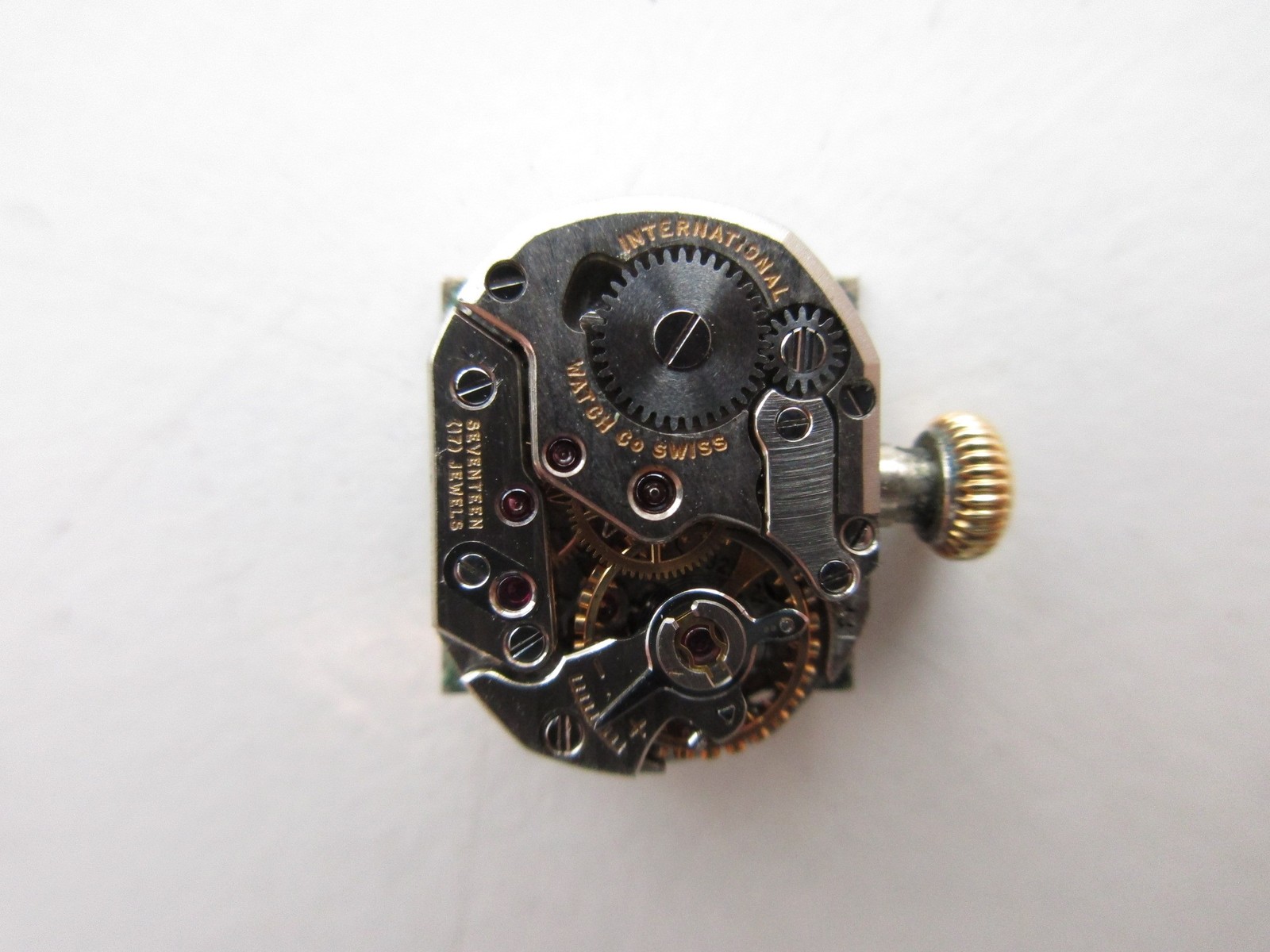 IWC International watch co cal. C.431 Swiss movement & dial – running