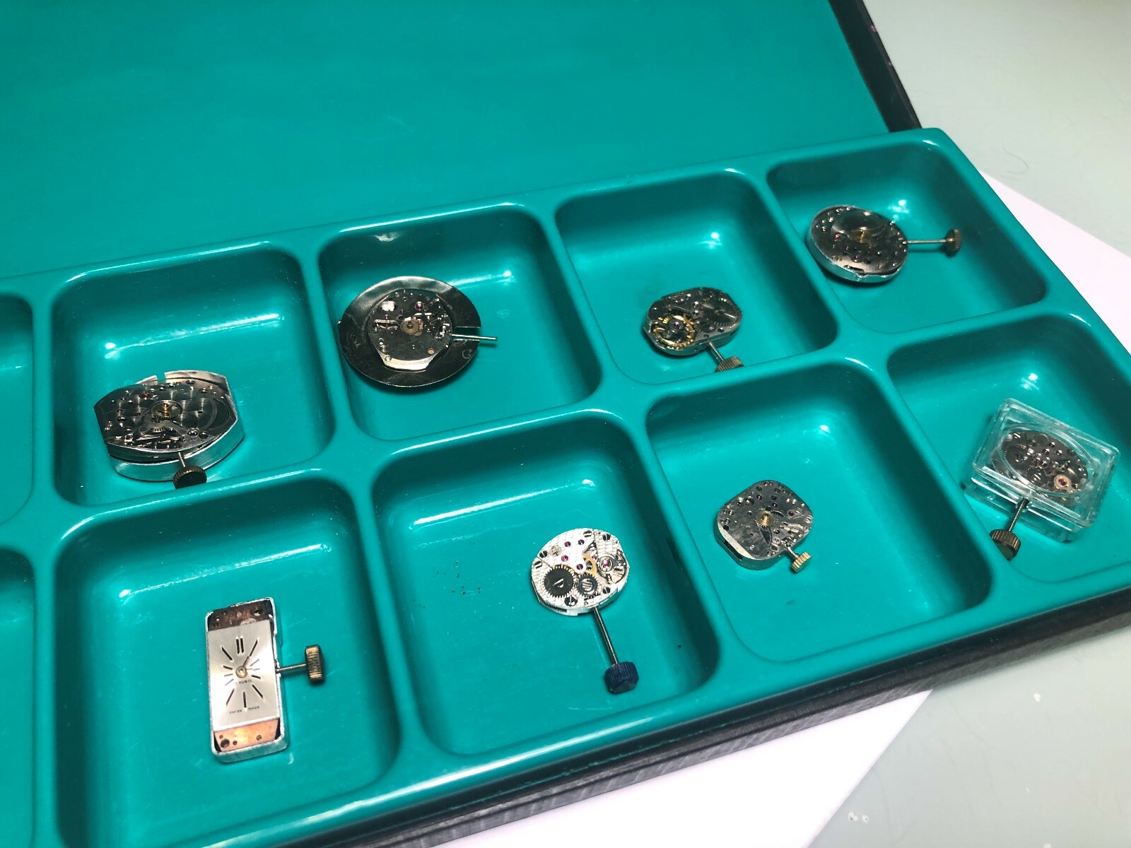 8 NEW OLD STOCK WRISTWATCH WIND-UP MOVEMENTS DOXA CYMA TISSOT & MORE