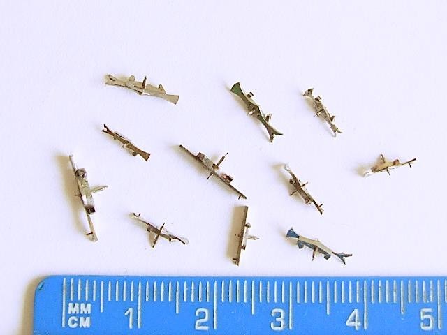 English fusee lever pocket watch pallets. Complete parts.