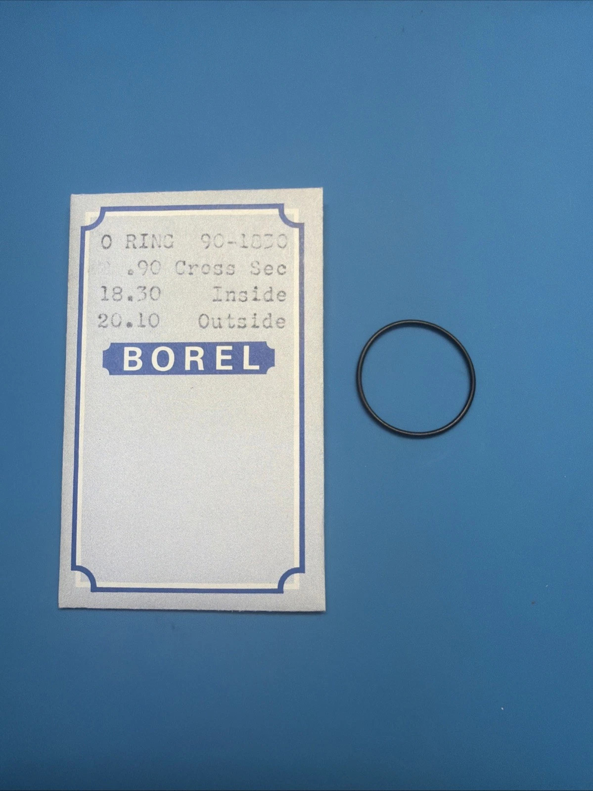 Borel O-Ring 90-1830 Watch Gasket 18.30mm ID x 20.10mm OD x 0.90mm CS