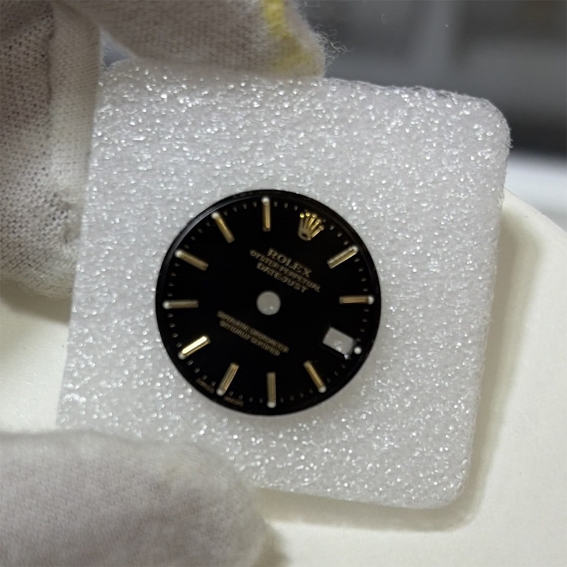 Rolex Datejust Dial Black stick Hour Marks w/ Date Window 26mm 69173 179173
