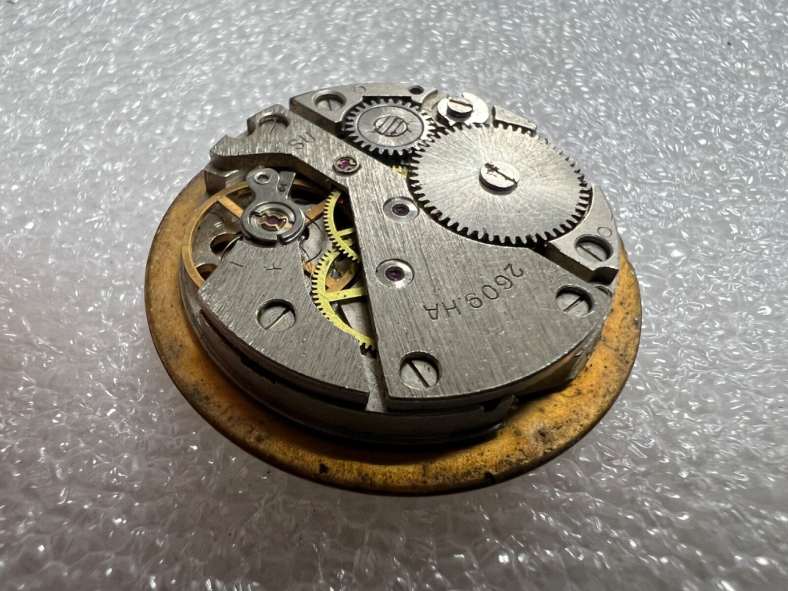 Watch movement USSR Raketa Cal.2609.НА plus Dial.For parts.